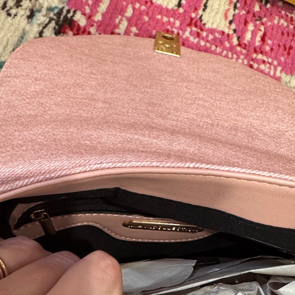 Mkf Collection by Mia K Pink Gold Crossbody Maren Shoulder Bag Purse NWT - Picture 15 of 17